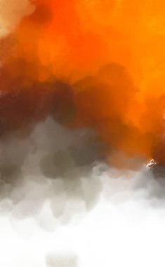 Soyut doku. Yüzeyde etkileyici el yapımı suluboya. Suluboya fırça darbeleri. Modern sanat. Çok renkli arkaplan. Çağdaş duvar sanatı. Renkli bir fon. 2d illüstrasyon.