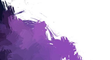 Taranmış Boyalı Soyut Arkaplan. Vahşi kaotik fırça darbeleri. Boya darbeleri. 2D İllüstrasyon. Fırça darbeli resim. 