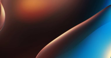 Soyut arkaplan. Değişken renk değişim dalgaları, dinamik hareketlerle. Işık dalgalarının neon renkli soyut tasarımı. Duvar kağıdı, afiş, arkaplan, kart, kitap illüstrasyonu, web sitesi.