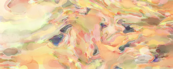 Moderne Penseelstreken Schilderen Aquarel Abstract Schilderen Met Pastelkleuren Zachte Kleur — Stockfoto