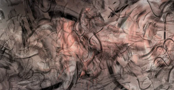 Modern sanat. Taranmış Boyalı Soyut Arkaplan. Fırça darbesi ile boyanmış. Boya darbeleri. 2B Görüntü