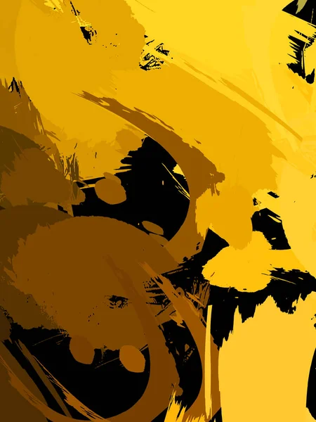 Duvar sanatı Eşsiz ve yaratıcı illüstrasyon. Fırça darbesi ile boyanmış. Renkli fırça darbelerinin soyut arkaplanı. Fırçalanmış canlı duvar kâğıdı. Boyalı sanatsal yaratım.