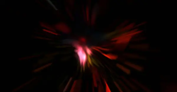 Kevyitä Hiukkasia Valoräjähdystähti Hehkuvilla Hiukkasilla Viivoilla Kaunis Liikkuvat Abstrakteja Säteitä — kuvapankkivalokuva