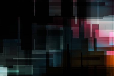 Fütürist soyut geometrik duvar kağıdı. Geometrik renkli şekiller. Dikdörtgen şekilli arka plan. Bir teknolojinin dijital illüstrasyonuName.