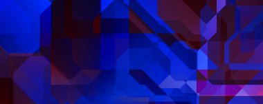 Soyut geometrik duvar kağıdı. Geometrik renkli şekiller. Çokgen arka plan. Bir teknolojinin dijital illüstrasyonuName.