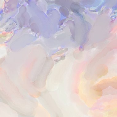 Çağdaş sanat. El işçiliğinin renkli dokusu. Modern resim. Yüzeyde suluboya vuruşlar. Sanatsal arkaplan resmi. Tablo üzerinde soyut resim. Fırça darbeleri. 