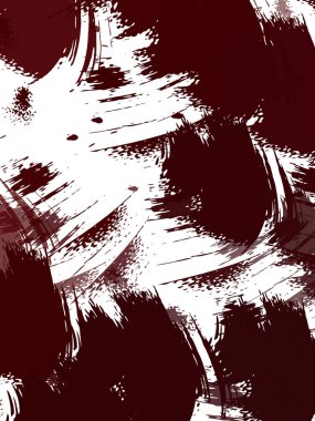 Renkli fırça darbelerinin 2B çizimi. Dekoratif doku resmi. Canlı boya desenli arka plan. Kaotik fırça darbeleri resim.