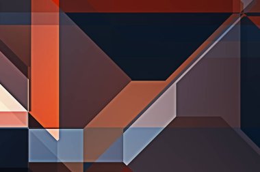 Üçgen arka planda üst üste dizayn ediliyor. Soyut geometrik duvar kağıdı. Geometrik renkli üçgen şekiller.