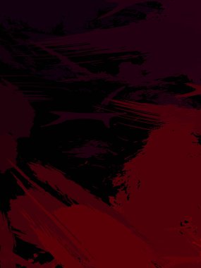 Vahşi fırça darbeleriyle yaratıcı soyut resim. Artistik fırça darbeleriyle donatılmış. Renkli ve canlı bir tasvir. Boyalı sanat.