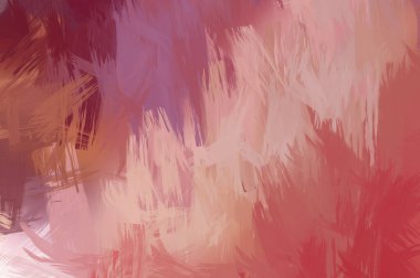 Renkli fırça darbelerinin soyut arkaplanı. fırçalanmış canlı duvar kağıdı. resmedilmiş sanat eseri. Eşsiz ve yaratıcı illüstrasyon.