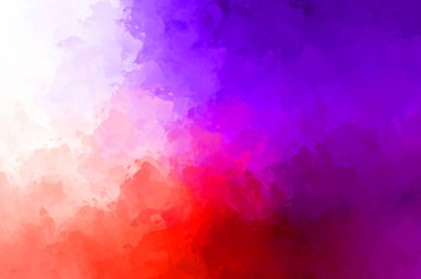 Renkli fırça darbelerinin 2D çizimi. Dekoratif desenli resim. canlı boya desenli arkaplan.