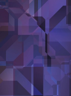 Renkli ve canlı geometrik şekiller katmanları var. Bir teknoloji planının dijital illüstrasyonu. Gelecekçi tasarım şablonu.