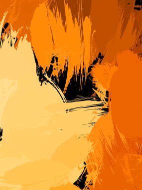 Duvar sanatı Eşsiz ve yaratıcı illüstrasyon. Fırça darbesi ile boyanmış. Renkli fırça darbelerinin soyut arkaplanı. Fırçalanmış canlı duvar kâğıdı. Boyalı sanatsal yaratım.