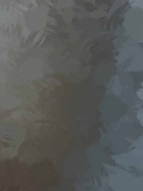 Vahşi fırça darbeleri. Taranmış Boyalı Soyut Arkaplan. Fırça darbesi ile boyanmış. Boya darbeleri. 2B Görüntü.