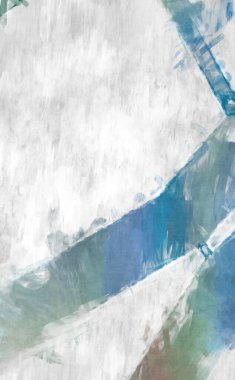 Soyut arkaplanda pürüzlü fırça darbeleri. Fırça boyası. Renkli boya darbeleri. Eşsiz duvar sanatı. Tuvaldeki modern sanat. Renkli çağdaş sanat eserleri. 