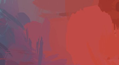 Fırça darbesi ile boyanmış. Sanatsal canlılık ve renkli duvar kâğıdı. Kaotik resim. Taranmış Boyalı Soyut Arkaplan. 