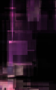 Fütürist soyut geometrik duvar kağıdı. Geometrik renkli şekiller. Dikdörtgen şekilli arka plan. Bir teknolojinin dijital illüstrasyonuName.