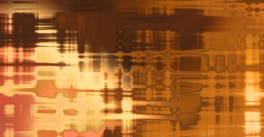 Soyut arkaplan. Yaşlanmış grunge dokusunda geometrik elementler. Farklı renk desenli grafiksel illüstrasyon.