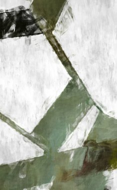 Soyut arkaplanda pürüzlü fırça darbeleri. Fırça boyası. Renkli boya darbeleri. Eşsiz duvar sanatı. Tuvaldeki modern sanat. Renkli çağdaş sanat eserleri. 