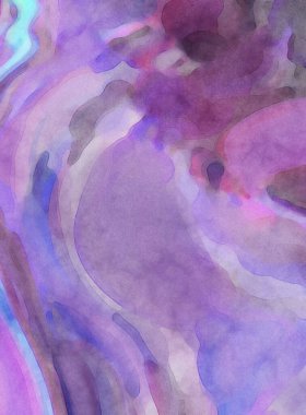 2D çizim. Sanatsal arkaplan resmi. Tablo üzerinde soyut resim. Çağdaş sanat. El yapımı resim. Renkli doku. Modern sanat eserleri. Yüzeyde suluboya fırça darbeleriyle boyama.