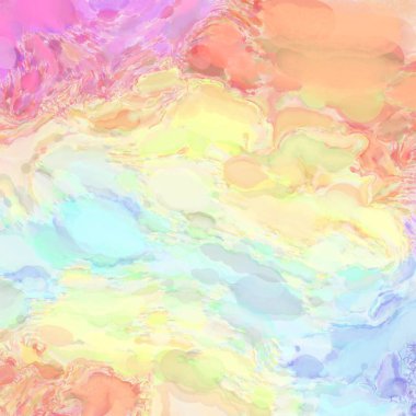 Soyut doku. Yüzeyde etkileyici el yapımı suluboya. Suluboya fırça darbeleri. Modern sanat. Çok renkli arkaplan. Çağdaş duvar sanatı. Renkli bir fon. 2d illüstrasyon.