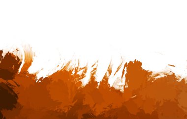 Taranmış Boyalı Soyut Arkaplan. Vahşi kaotik fırça darbeleri. Boya darbeleri. 2D İllüstrasyon. Fırça darbeli resim. 