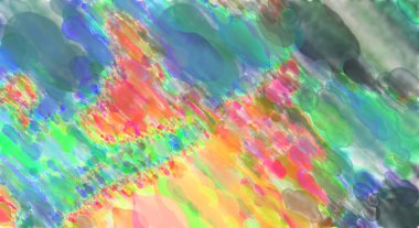 Çağdaş sanat. El yapımı resim. Modern sanat eserleri. Yüzeyde suluboya fırça darbeleriyle resim yapmak. 2D çizim. Sanatsal arkaplan resmi. Tablo üzerinde soyut resim. Renkli doku.