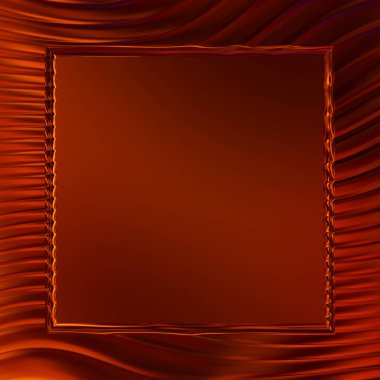 Soyut çerçeveli arkaplan. Renkli, canlı, dalgalı bir duvar kağıdı. Merkezi çerçeveli yaratıcı grafik 2d çizim. Dinamik şekilli modaya uygun sıvı örtüsü.