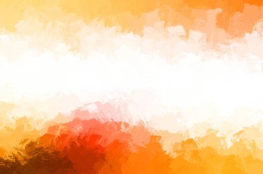 Canlı fırça darbeleriyle boyanmış. Renkli desenli resim. Fırçalanmış duvar kağıdını boya.