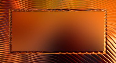 Soyut çerçeveli arkaplan. Renkli, canlı, dalgalı bir duvar kağıdı. Merkezi çerçeveli yaratıcı grafik 2d çizim. Dinamik şekilli modaya uygun sıvı örtüsü.