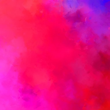 Canlı fırça darbeleriyle boyanmış. Renkli desenli resim. Fırçalanmış duvar kağıdını boya.