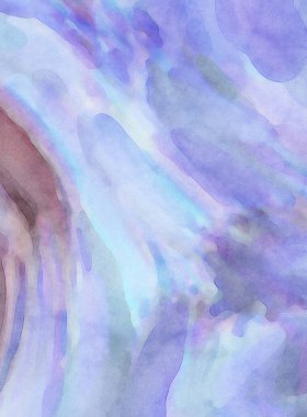 Yumuşak suluboya duvar kağıdı. Hafifçe fırçalanmış renkleri olan sanatsal bir resim. Pastel renkler arkaplana dokunmuş. Soyut duvar sanatı..