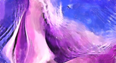 Modern sanat. Renkli çağdaş sanat eserleri. Renkli boya darbeleri. Soyut arkaplanda fırça darbeleri. fırça boyası.