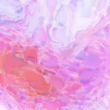 El yapımı sürreal soyut desenli suluboya. Modern sanatsal resim. 2D çizim. Arkaplan boyası karışımı. Yaratıcı duvar sanatı. Çağdaş sanat.