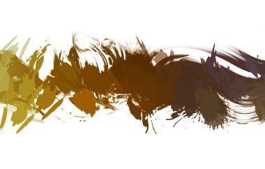 resmedilmiş sanat eseri. fırçalanmış canlı duvar kağıdı. Eşsiz ve yaratıcı illüstrasyon. Renkli fırça darbelerinin soyut arkaplanı. 