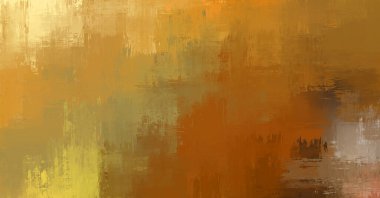 Çapraz vahşi fırça darbeleriyle arka plan. Renkli ve canlı bir tasvir. Boyalı sanat. Yaratıcı soyut resim.