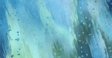 Yaratıcı soyut resim. Artistik fırça darbeleriyle donatılmış. Renkli ve canlı bir illüstrasyon. boyalı sanat.