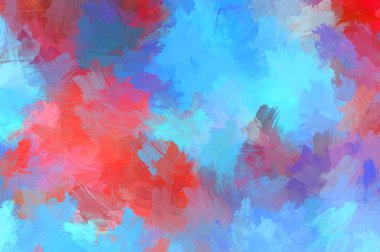 Modern sanat. Taranmış Boyalı Soyut Arkaplan. Fırça darbesi ile boyanmış. Boya darbeleri. 2B Görüntü.