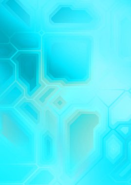 Renkli ve canlı geometrik şekiller katmanları var. Bir teknoloji planının dijital illüstrasyonu. Gelecekçi tasarım şablonu.