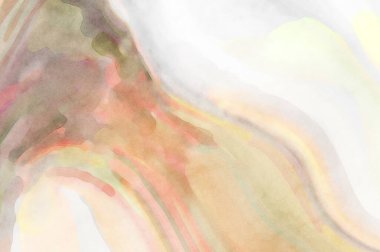 2D çizim. Sanatsal arkaplan resmi. Tablo üzerinde soyut resim. Çağdaş sanat. El yapımı resim. Renkli doku. Modern sanat eserleri. Yüzeyde suluboya fırça darbeleriyle boyama.