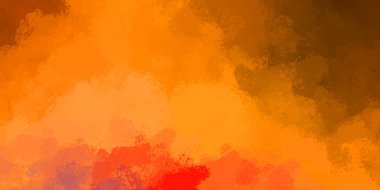 Canlı boya desenli arka plan. Renkli fırça darbelerinin 2B çizimi. Dekoratif doku resmi. Boyalı arkaplan.