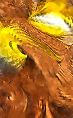 Modern sanat. Renkli çağdaş sanat eserleri. Renkli boya darbeleri. Soyut arkaplanda fırça darbeleri. fırça boyası.