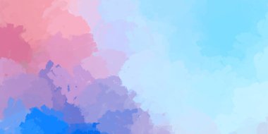 Canlı boya desenli arka plan. Renkli fırça darbelerinin 2B çizimi. Dekoratif doku resmi. Boyalı arkaplan.