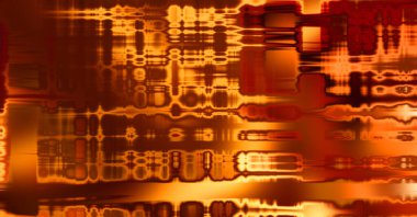 Soyut arkaplan. Yaşlanmış grunge dokusunda geometrik elementler. Farklı renk desenli grafiksel illüstrasyon.