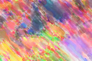 Çağdaş sanat. El yapımı resim. Modern sanat eserleri. Yüzeyde suluboya fırça darbeleriyle resim yapmak. 2D çizim. Sanatsal arkaplan resmi. Tablo üzerinde soyut resim. Renkli doku.