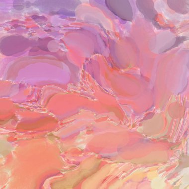 El yapımı sürreal soyut desenli suluboya. Modern sanatsal resim. 2D çizim. Arkaplan boyası karışımı. Yaratıcı duvar sanatı. Çağdaş sanat.