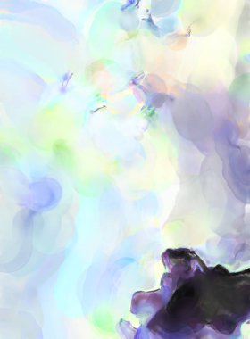 Yüzeyde suluboya vuruşlar. Sanatsal arkaplan resmi. Tablo üzerinde soyut resim. Fırça darbeleri. Çağdaş sanat. El işçiliğinin renkli dokusu. Modern resim.