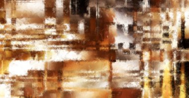 Modern sanat. Renkli çağdaş sanat eserleri. Renkli boya darbeleri. Soyut arkaplanda fırça darbeleri. Fırça boyası. Eşsiz duvar sanatı.