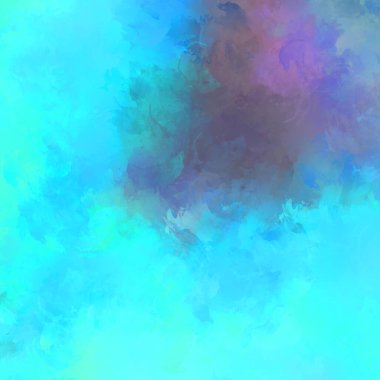 Canlı fırça darbeleriyle boyanmış. Renkli desenli resim. Fırçalanmış duvar kağıdını boya.