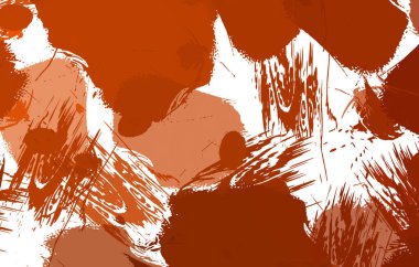 Sanatsal soyut arkaplan. Doku boyalı duvar kağıdı. Boya darbeleriyle yaratıcı bir illüstrasyon. Fırça desenli resim.